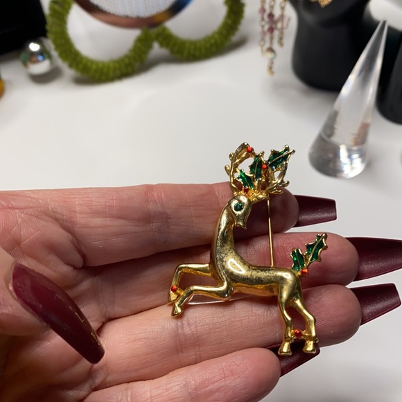 Vtg Gerry's Christmas Brooch - Picture 4 of 4